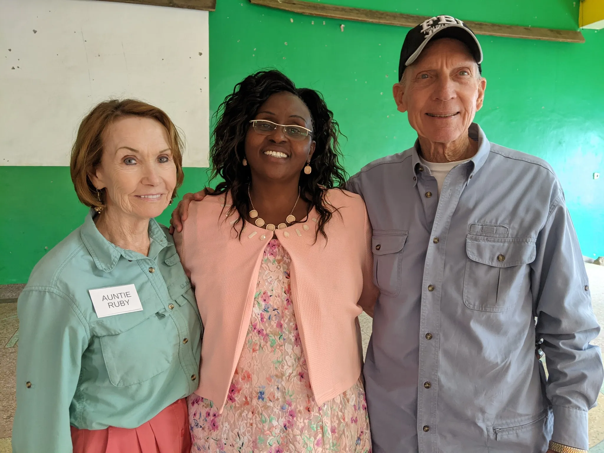 Bob and Ruby Hoke, Founders & CEO, with Mama Jane Nuthu