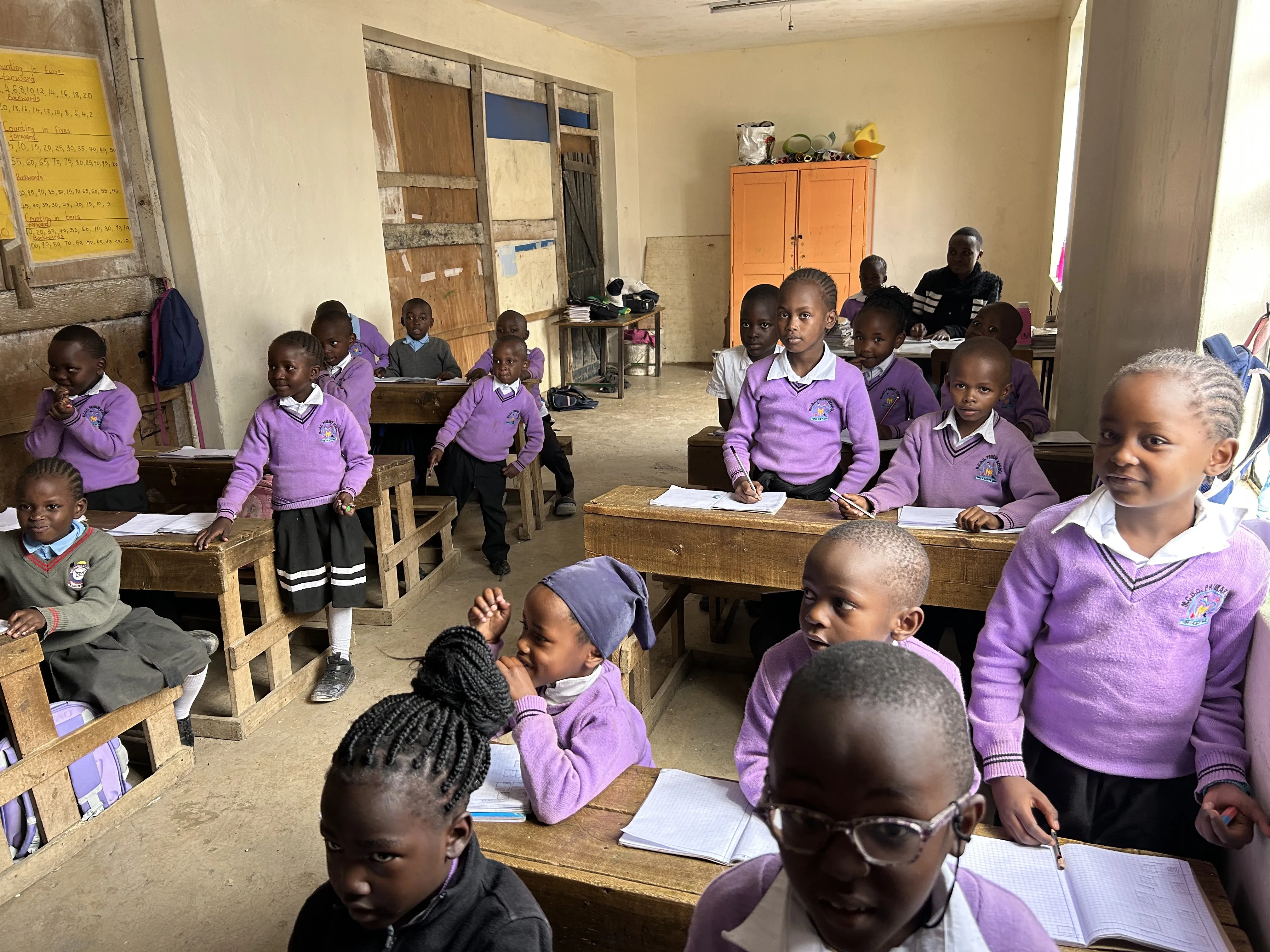 Students learning