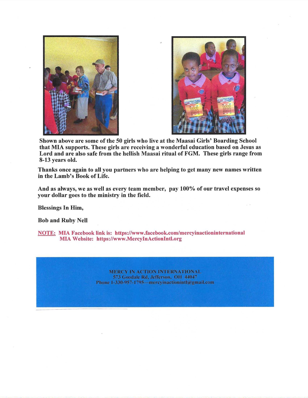 Mercy in Action International newsletter, Summer 2026, Page 4